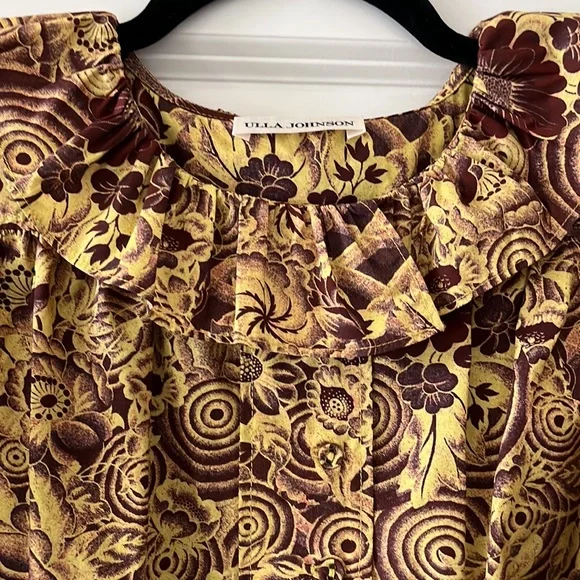 Elsie Tiered Floral Waist-Tie Midi Dress - Picture 6 of 11